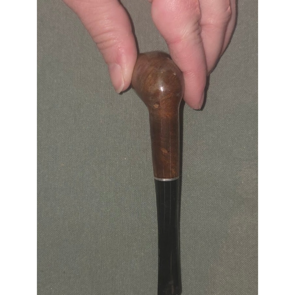 Vintage Stetson Briar Smoking Pipe Made in Italy Brown Wood Estate Pipe - Picture 4 of 4